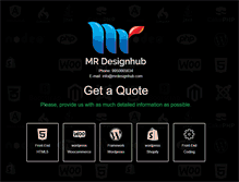 Tablet Screenshot of mrdesignhub.com